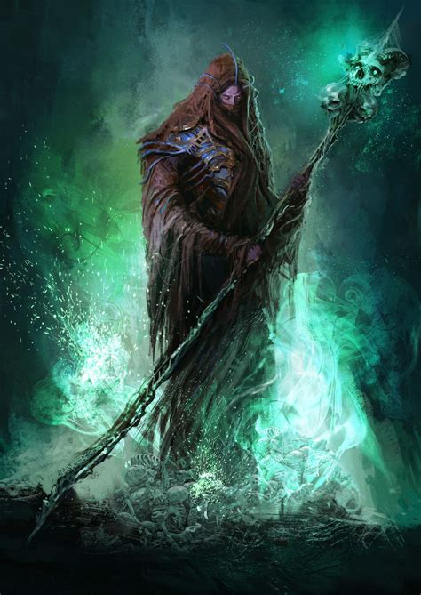 The necromancer of elemental magic